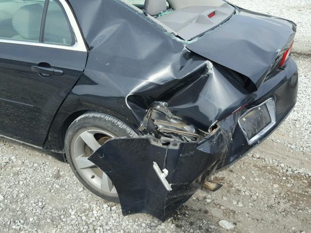 1G1ZC5E12BF389763 - 2011 CHEVROLET MALIBU 1LT BLACK photo 9