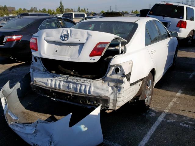 4T4BE46KX9R090128 - 2009 TOYOTA CAMRY BASE WHITE photo 4