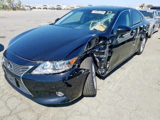 JTHBW1GG7E2049254 - 2014 LEXUS ES 300H BLACK photo 2