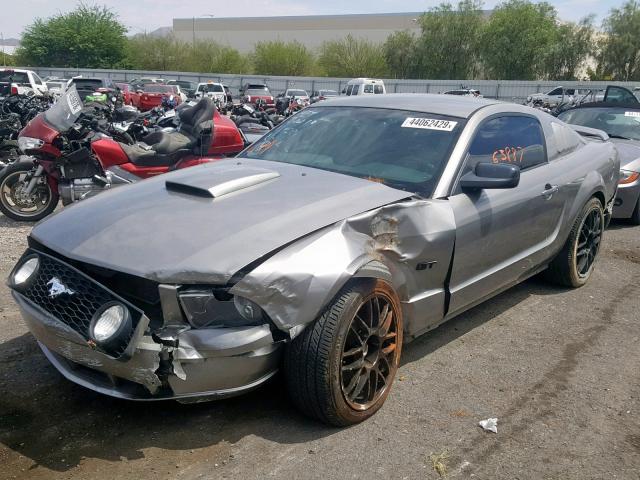 1ZVHT82H895119469 - 2009 FORD MUSTANG GT GRAY photo 2