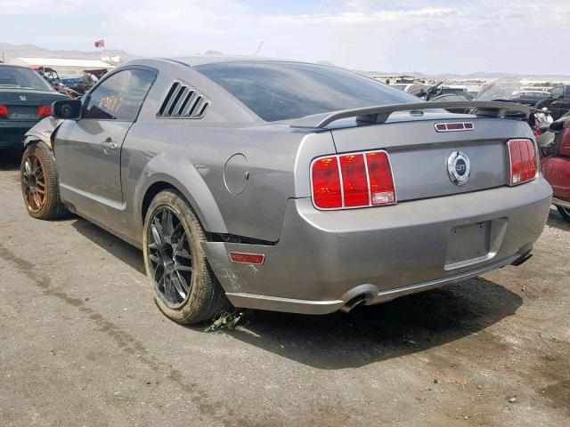 1ZVHT82H895119469 - 2009 FORD MUSTANG GT GRAY photo 3