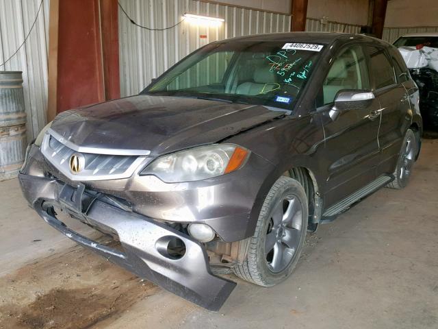 5J8TB18577A019759 - 2007 ACURA RDX TECHNO CHARCOAL photo 2