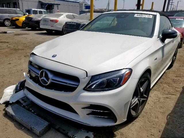 WDDWK6EB9KF800299 - 2019 MERCEDES-BENZ C 43 AMG WHITE photo 2