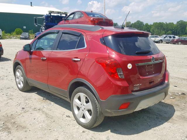 KL4CJESB2GB562609 - 2016 BUICK ENCORE RED photo 3