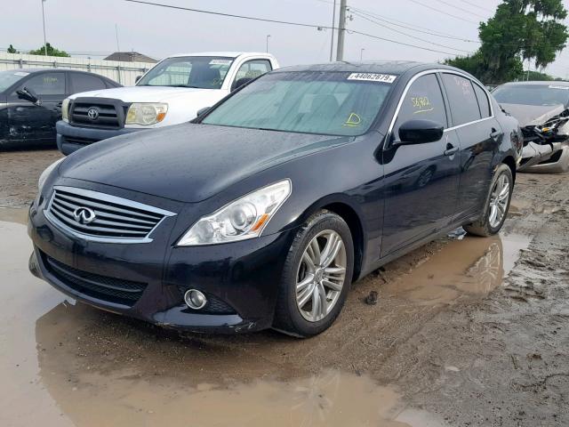 JN1CV6APXDM721294 - 2013 INFINITI G37 BASE BLACK photo 2