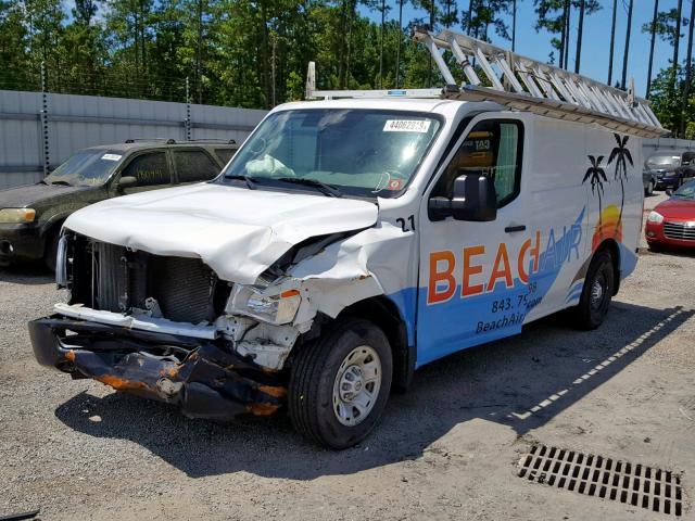 1N6BF0KY7HN806522 - 2017 NISSAN NV 1500 S WHITE photo 2