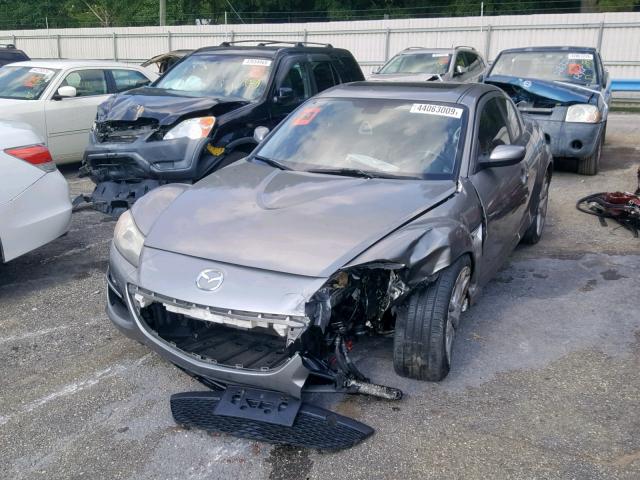 JM1FE174590401275 - 2009 MAZDA RX8 GRAY photo 2