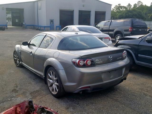 JM1FE174590401275 - 2009 MAZDA RX8 GRAY photo 3