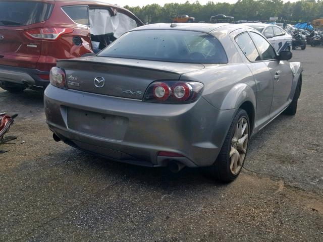 JM1FE174590401275 - 2009 MAZDA RX8 GRAY photo 4