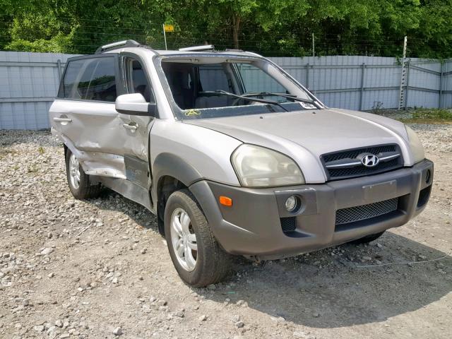 KM8JM72D56U335186 - 2006 HYUNDAI TUCSON GL SILVER photo 1