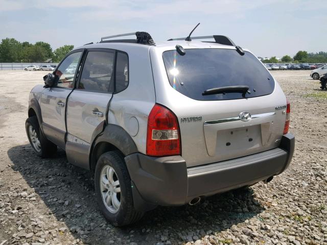 KM8JM72D56U335186 - 2006 HYUNDAI TUCSON GL SILVER photo 3