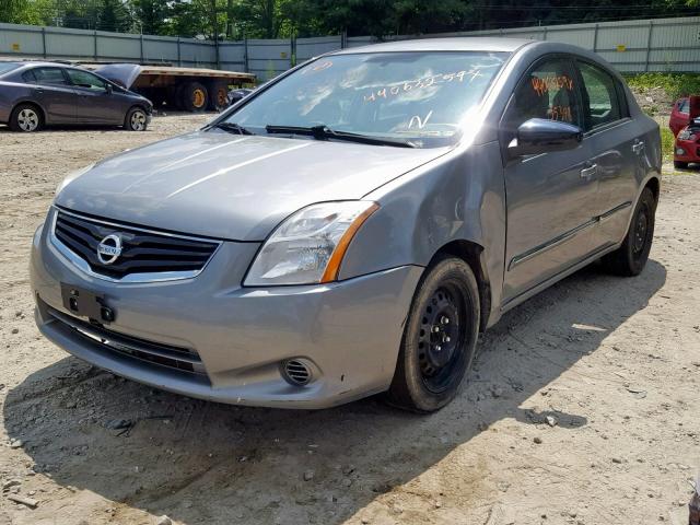 3N1AB6AP0CL718817 - 2012 NISSAN SENTRA 2.0 SILVER photo 2