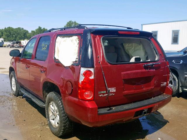 1GKFK23049J114770 - 2009 GMC YUKON SLE RED photo 9