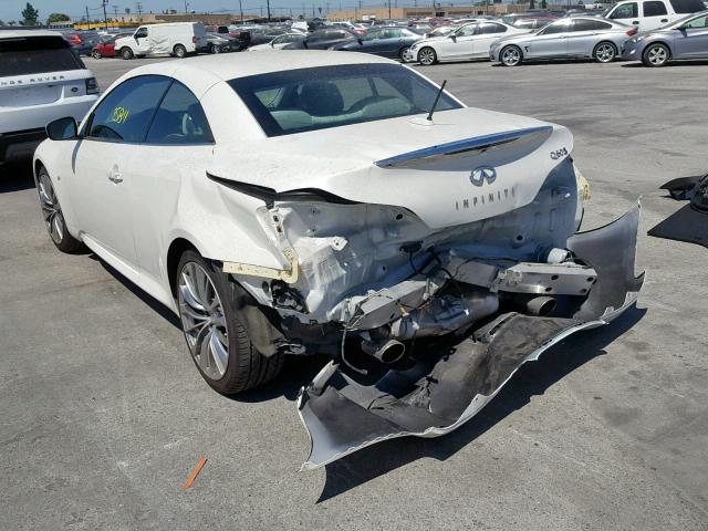 JN1CV6FE5FM810183 - 2015 INFINITI Q60 BASE WHITE photo 3