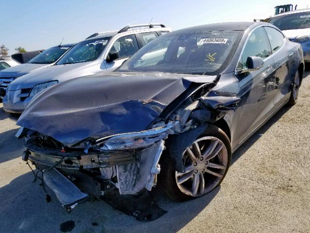 5YJSA1H1XEFP54122 - 2014 TESLA MODEL S Boz foto 2