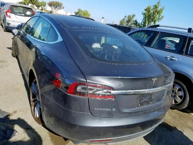 5YJSA1H1XEFP54122 - 2014 TESLA MODEL S Boz foto 3
