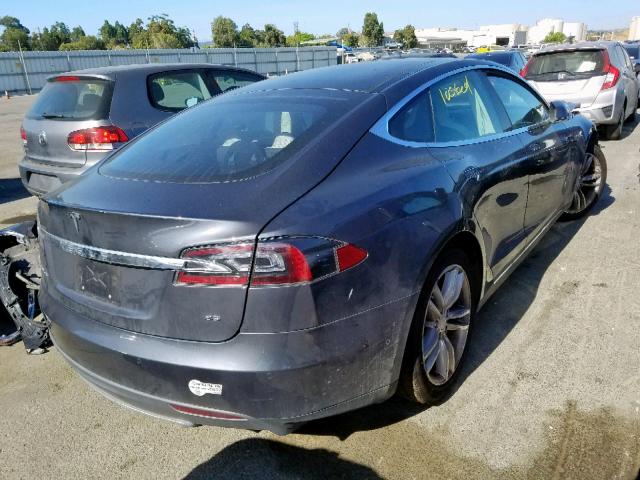 5YJSA1H1XEFP54122 - 2014 TESLA MODEL S Boz foto 4