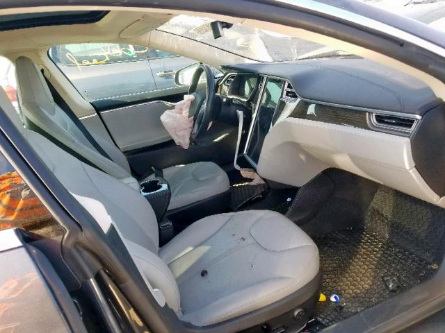 5YJSA1H1XEFP54122 - 2014 TESLA MODEL S Boz foto 5