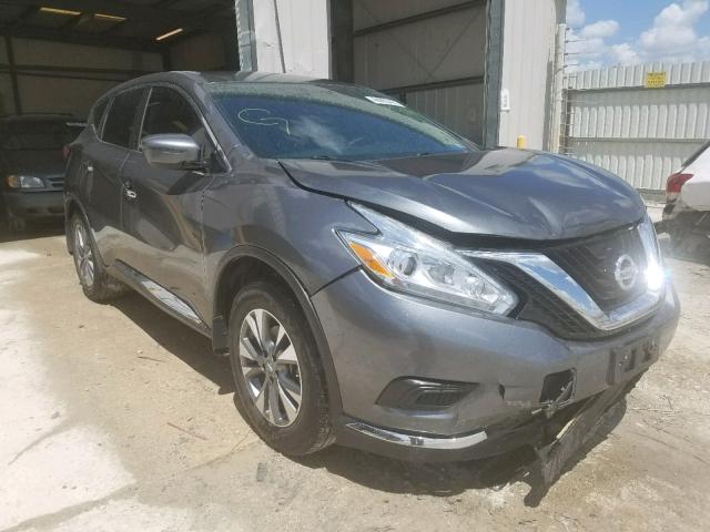 5N1AZ2MH8GN144295 - 2016 NISSAN MURANO GRAY photo 1