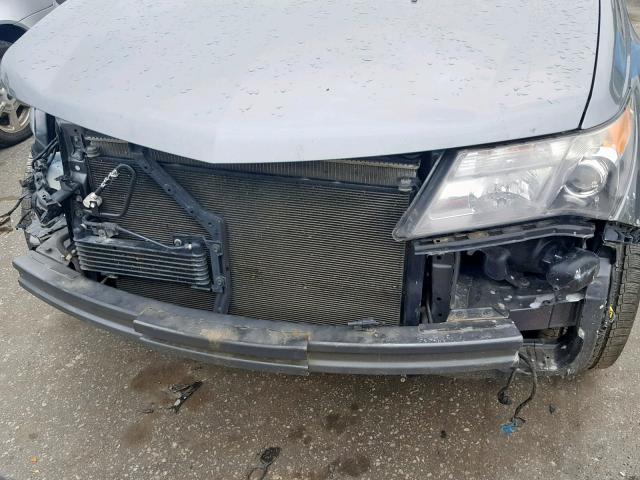 2HNYD28238H517027 - 2008 ACURA MDX GRAY photo 9