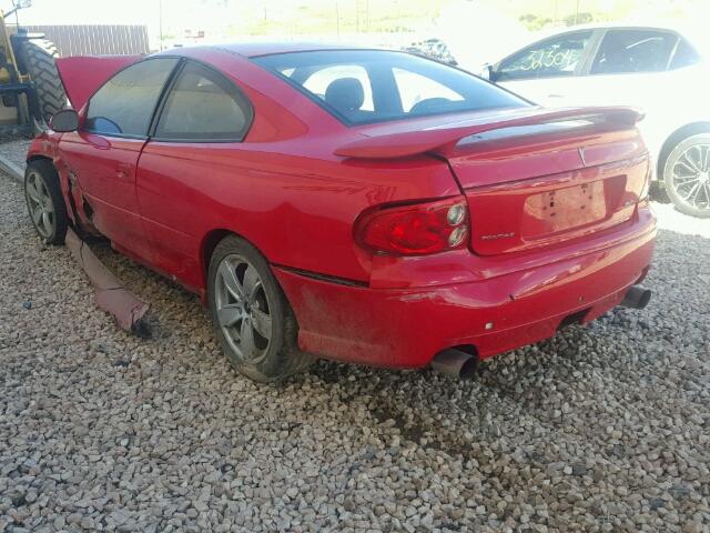 6G2VX12U95L400496 - 2005 PONTIAC GTO RED photo 3