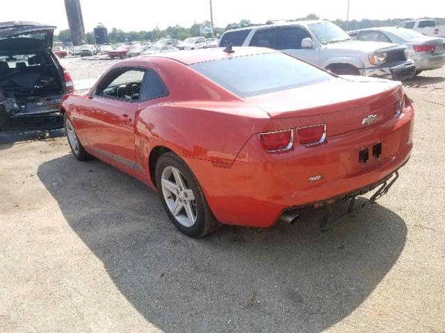 2G1FA1ED0B9214366 - 2011 CHEVROLET CAMARO LS ORANGE photo 3