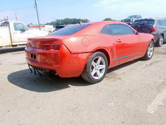 2G1FA1ED0B9214366 - 2011 CHEVROLET CAMARO LS ORANGE photo 4