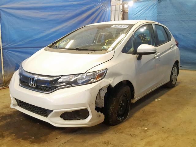 3HGGK5H49KM726518 - 2019 HONDA FIT LX WHITE photo 2