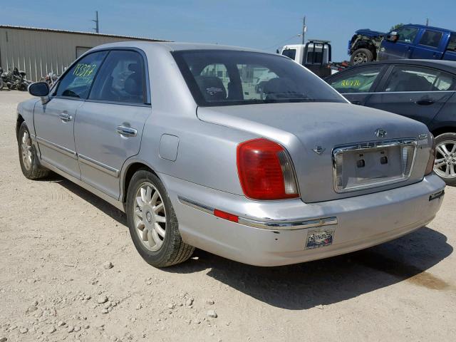 KMHFU45E24A315047 - 2004 HYUNDAI XG 350 SILVER photo 3