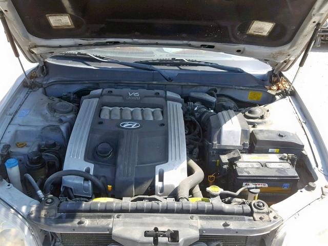 KMHFU45E24A315047 - 2004 HYUNDAI XG 350 SILVER photo 7