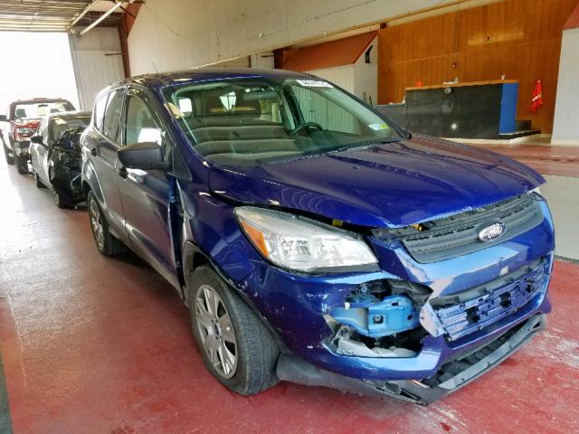 1FMCU0F75EUA98833 - 2014 FORD ESCAPE S BLUE photo 1