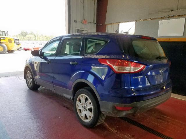 1FMCU0F75EUA98833 - 2014 FORD ESCAPE S BLUE photo 3