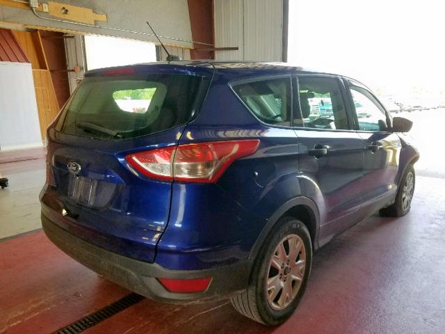 1FMCU0F75EUA98833 - 2014 FORD ESCAPE S BLUE photo 4