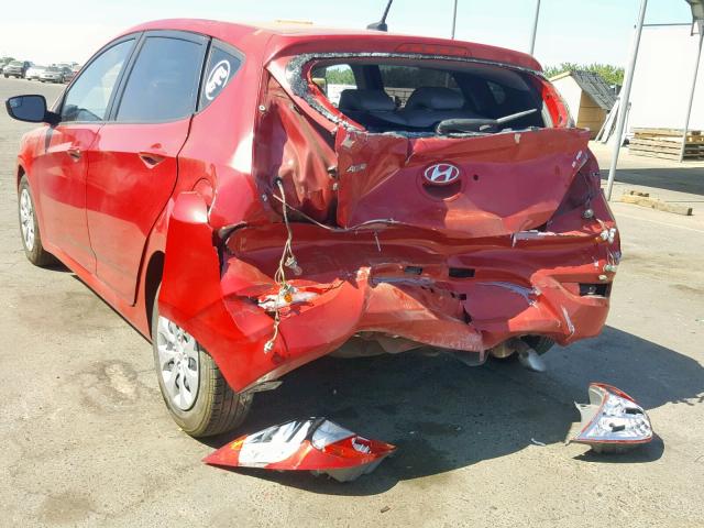 KMHCT5AE6GU279870 - 2016 HYUNDAI ACCENT SE RED photo 3