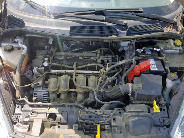 3FADP4BJ4FM200319 - 2015 FORD FIESTA SE SILVER photo 7