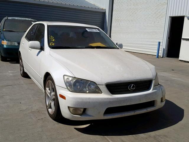 JTHBD182310032269 - 2001 LEXUS IS 300 WHITE photo 1