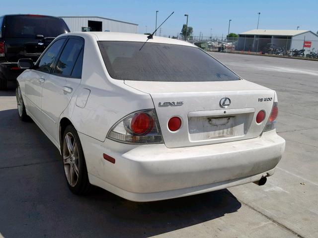 JTHBD182310032269 - 2001 LEXUS IS 300 WHITE photo 3