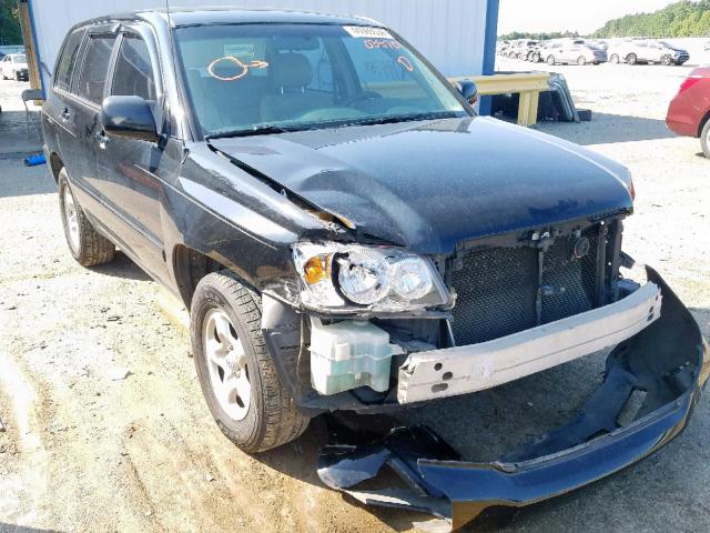 JTEGD21AX20035701 - 2002 TOYOTA HIGHLANDER BLACK photo 1