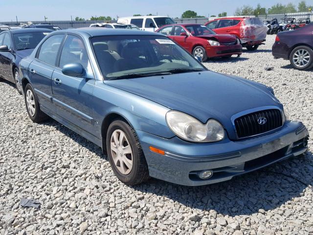 KMHWF25H45A117032 - 2005 HYUNDAI SONATA GL BLUE photo 1