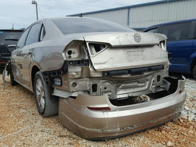 1VWAS7A38GC026464 - 2016 VOLKSWAGEN PASSAT S GOLD photo 3