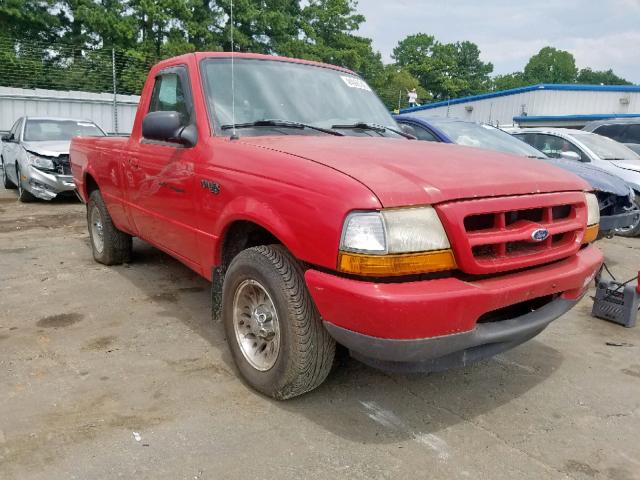 1FTYR10C2XPA22074 - 1999 FORD RANGER RED photo 1