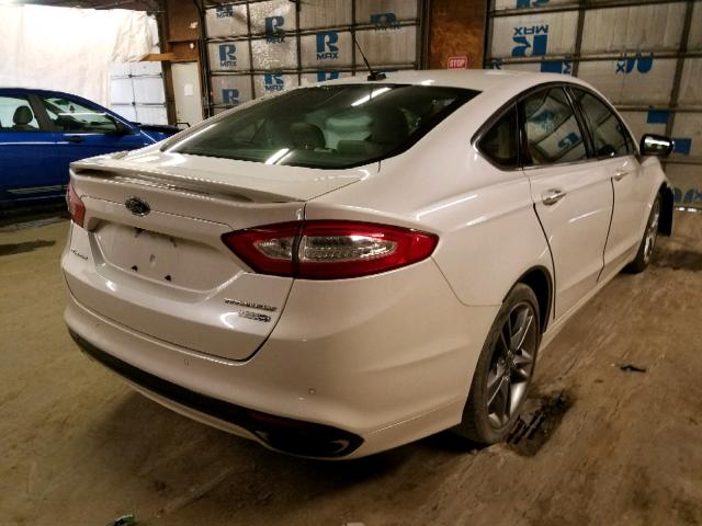 3FA6P0D90GR253477 - 2016 FORD FUSION TIT WHITE photo 4