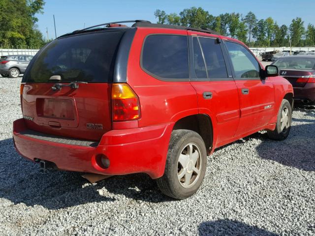 1GKDS13S322209288 - 2002 GMC ENVOY RED photo 4