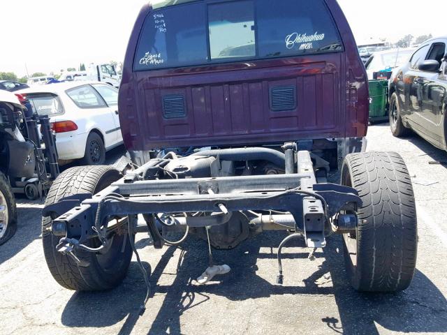 1D7HA16N34J144348 - 2004 DODGE RAM 1500 S BURGUNDY photo 6