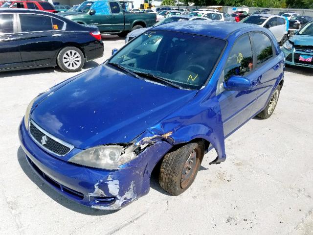 KL5JD66Z28K891299 - 2008 SUZUKI RENO BASE BLUE photo 2