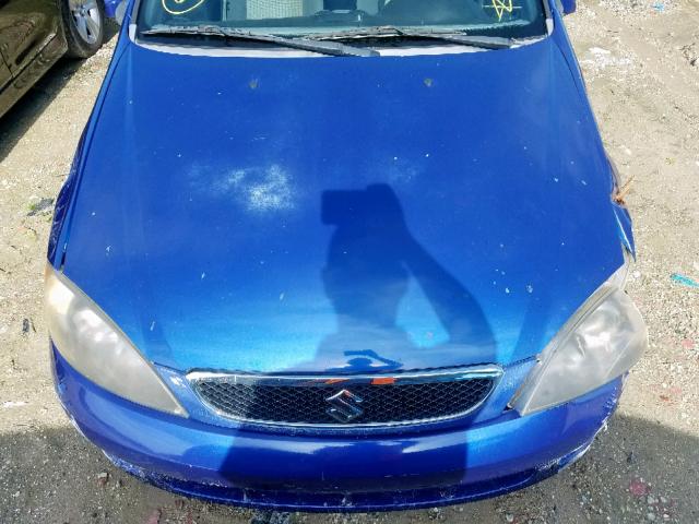 KL5JD66Z28K891299 - 2008 SUZUKI RENO BASE BLUE photo 7