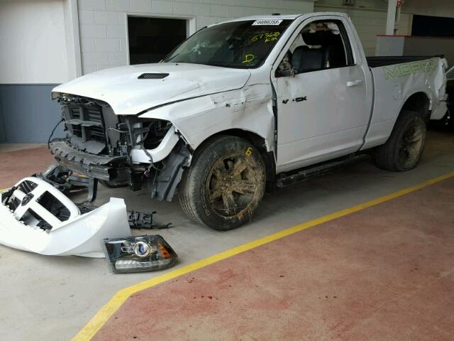 3C6JR7CT9EG333073 - 2014 RAM 1500 SPORT WHITE photo 2