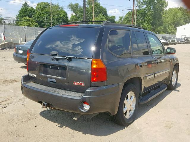 1GKDT13S542337807 - 2004 GMC ENVOY CHARCOAL photo 4