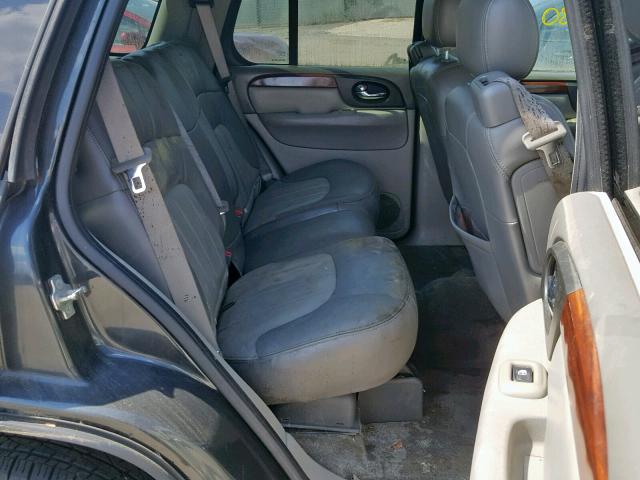 1GKDT13S542337807 - 2004 GMC ENVOY CHARCOAL photo 6