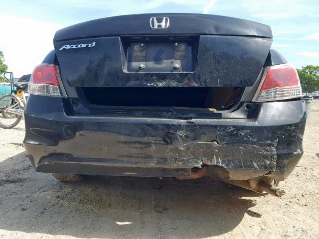 1HGCP26879A091519 - 2009 HONDA ACCORD EXL BLACK photo 9